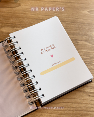 Mini Caderno Vaquinha