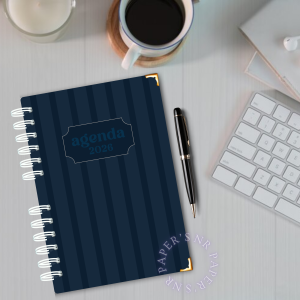 Agenda Neutral - 2 dias por página (Com ou sem horário)