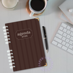 Agenda Neutral - 1 dia por página (Com ou sem horário)