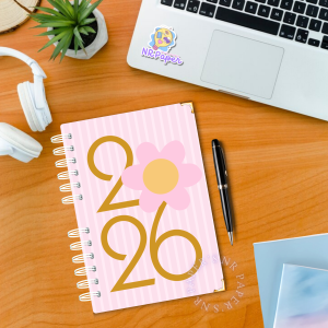 Agenda 2026 - 1 dia por página (Com ou sem horário)