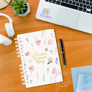 Agenda Flowers – 1 dia por página (Com ou sem horário)