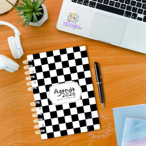 Agenda 2026 Colors – 1 dia por página (Com ou sem horário)