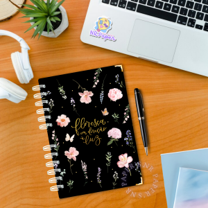 Agenda Flowers – 2 dias por página (Com ou sem horário)
