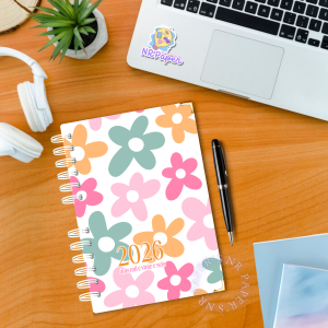 Agenda 2026 Colors – 1 dia por página (Com ou sem horário)