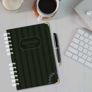 Agenda Neutral - 1 dia por página (Com ou sem horário)