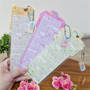 Marca-páginas câmera/calendário personalizado