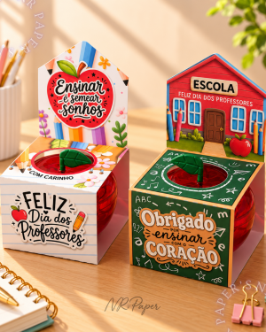 Porta Clipes Maçãzinha